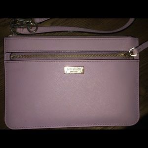 Lavender / light purple Kate Spade clutch!